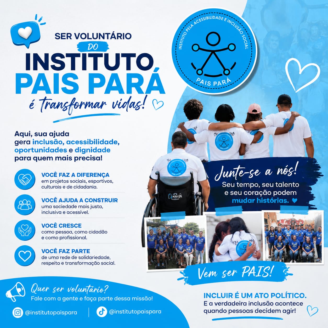 Folder de voluntariado